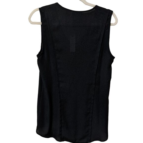 NWT Maeve Anthropologie black crochet sleeveless tank top size Small - Picture 2 of 11